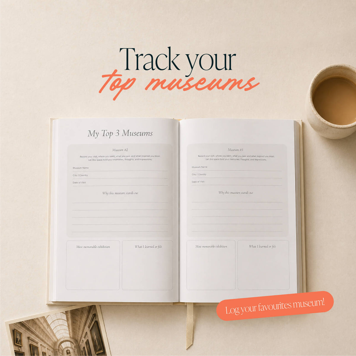 Museum Journal - B6 Hardback - Sand
