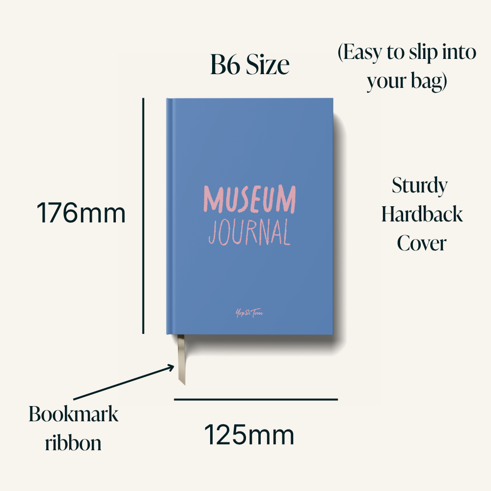 Museum Journal - B6 Hardback - Blue &amp; Pink