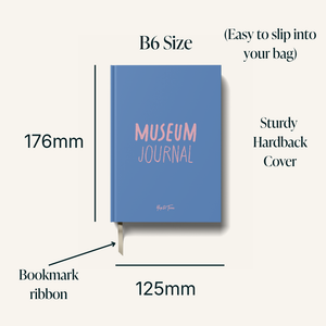 Museum Journal - B6 Hardback - Blue & Pink