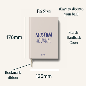 Museum Journal - B6 Hardback - Sand