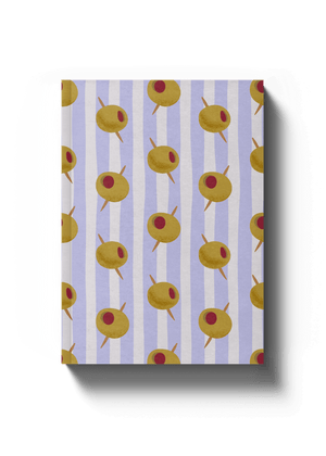 Lined A5 Notebook - Olives