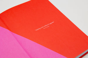 Contrast Red & Pink A5 Lined Notebook