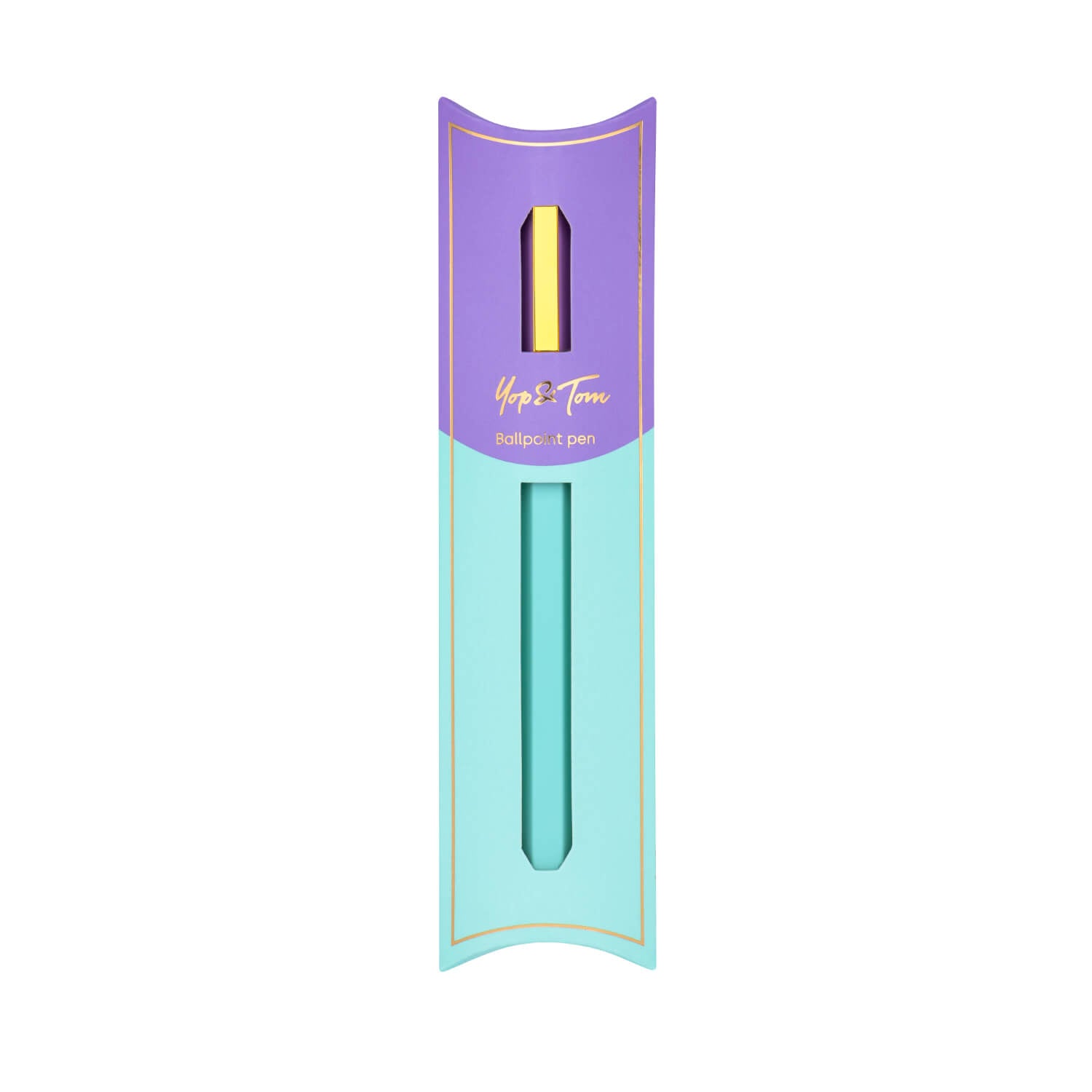 Stylo à bille Contraste - Lilas et Menthe 