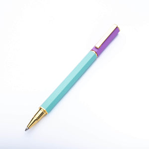 Contrast Ballpoint Pen - Lilac & Mint