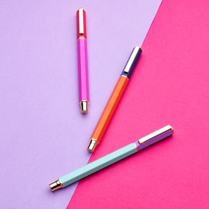 Contrast Ballpoint Pen - Lilac & Mint