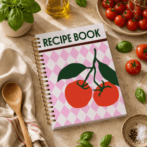 Recipe Journal - Pink Check Tomatoes