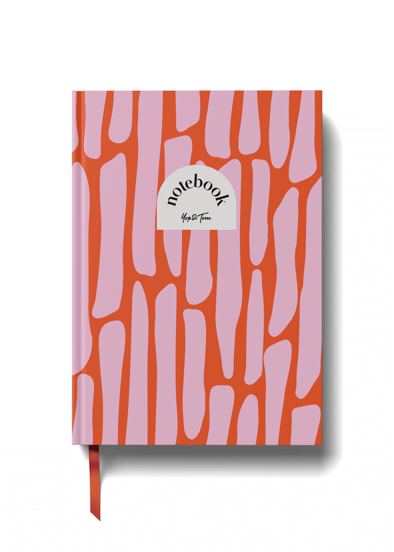 Lined Notebook (A5) - Pink Pebbles