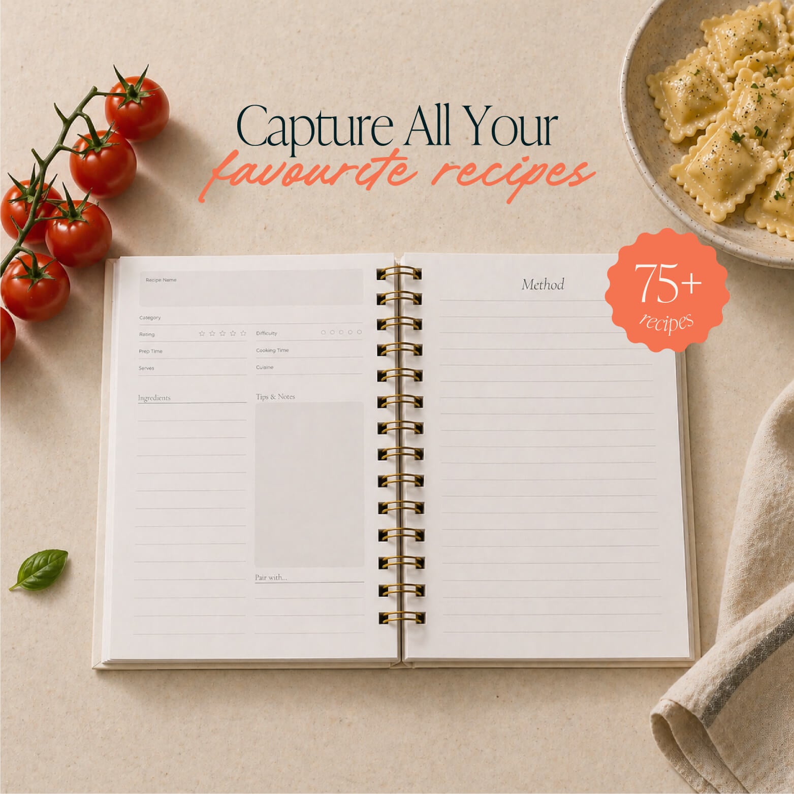 Recipe Journal - Lemons