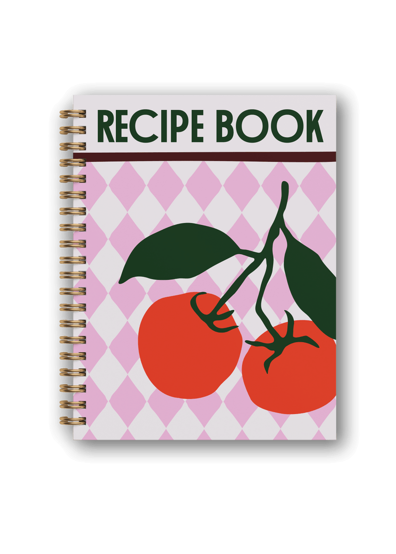 Recipe Journal - Pink Check Tomatoes