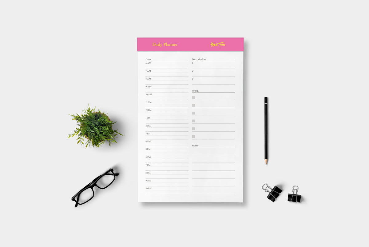 Daily Planner Tear-off Pads