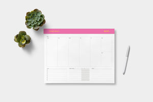 Weekly Planner Tear-Off Pads - A4