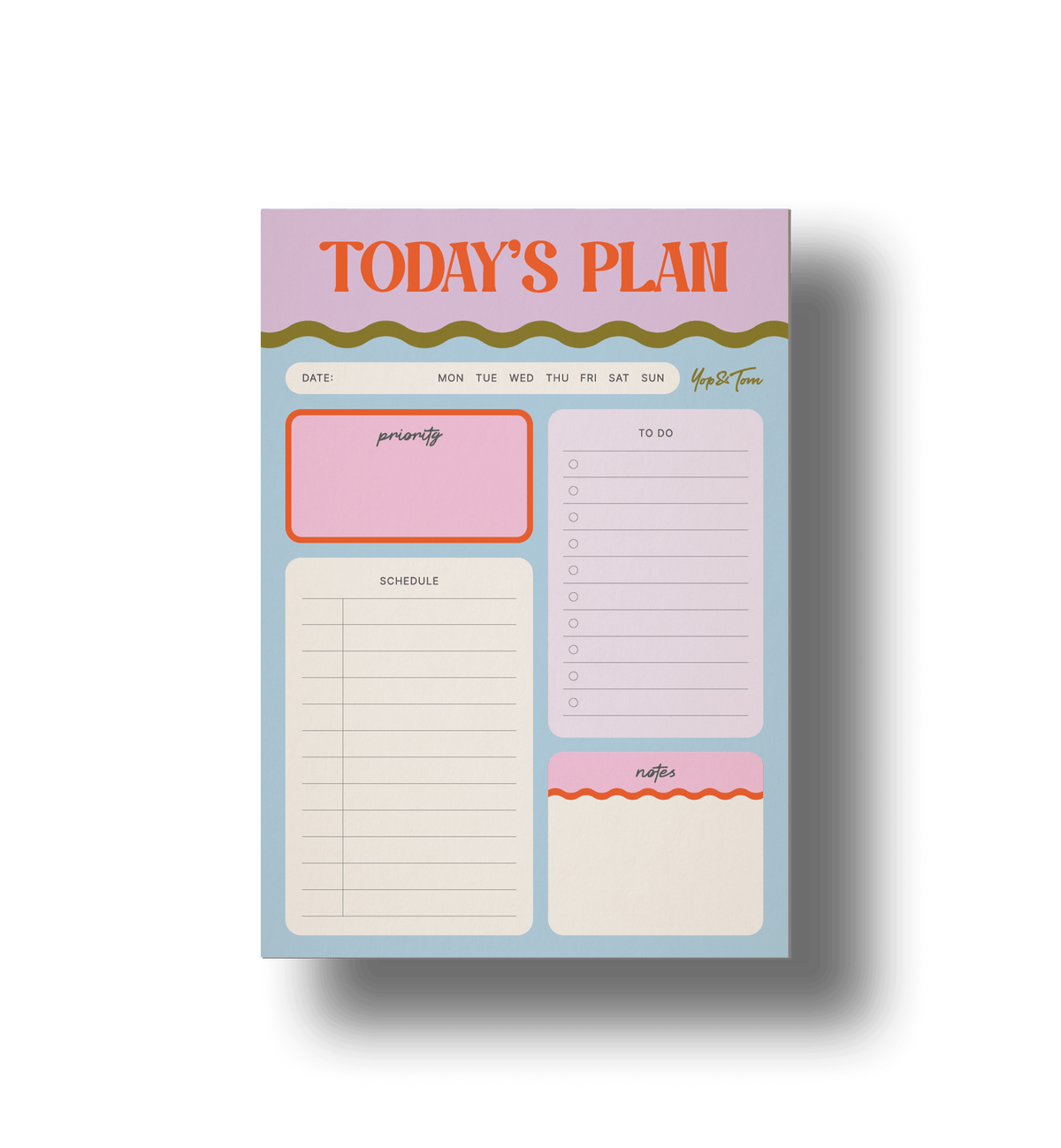 Tear Off (A5) - Today&#39;s Plan