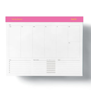 Weekly Planner Tear-Off Pads - A4