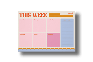 Tear Off (A4) - This Week Pink & Blue