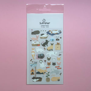 Stickersheet - Cat Theme - by Suatelier