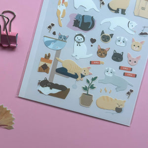 Stickersheet - Cat Theme - by Suatelier