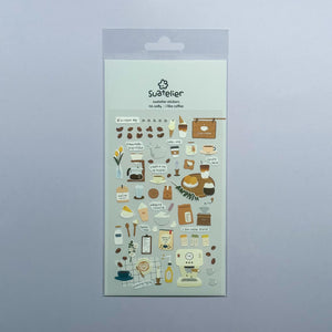 Stickersheet - Coffee Theme - by Suatelier
