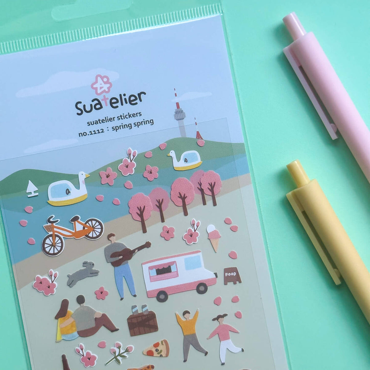 Stickersheet Spring Theme By Suatelier Yop Tom stickersheet-spring-theme-by-suatelier-yop-tom