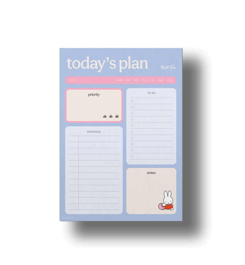 Miffy Tear Off Today's Plans A5