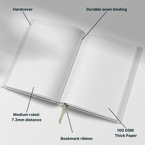 Lined Notebook (A5) - Notes in Motion