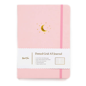 main image blush pink moon and star journal