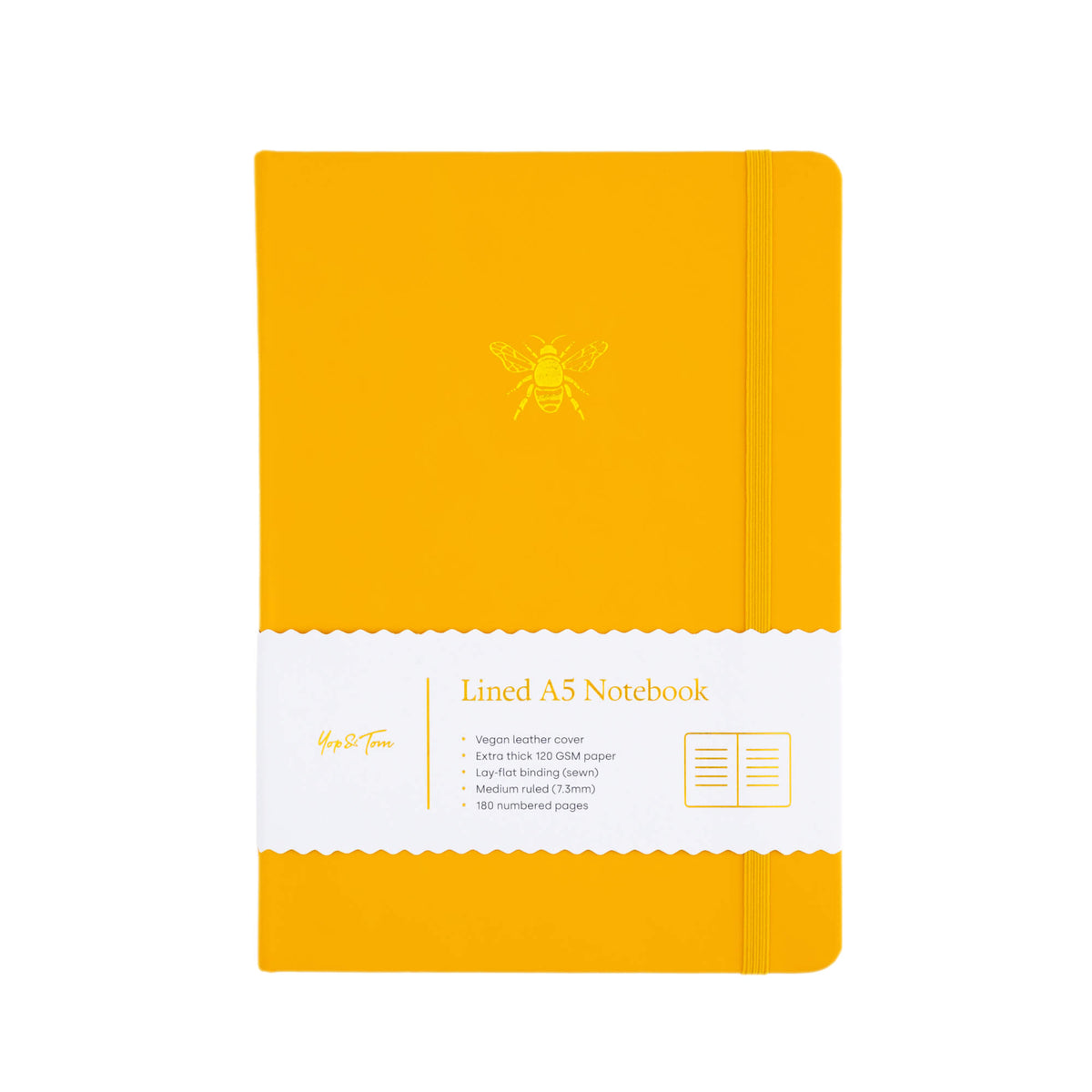 Lined Journal - A5 - Bee
