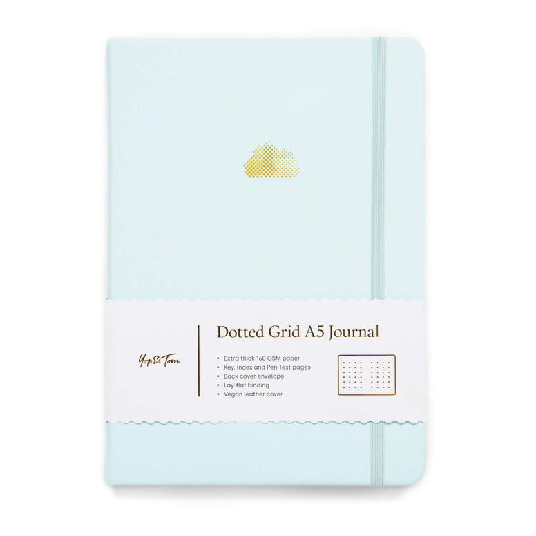 A5 Dot Grid Journal - Cloud